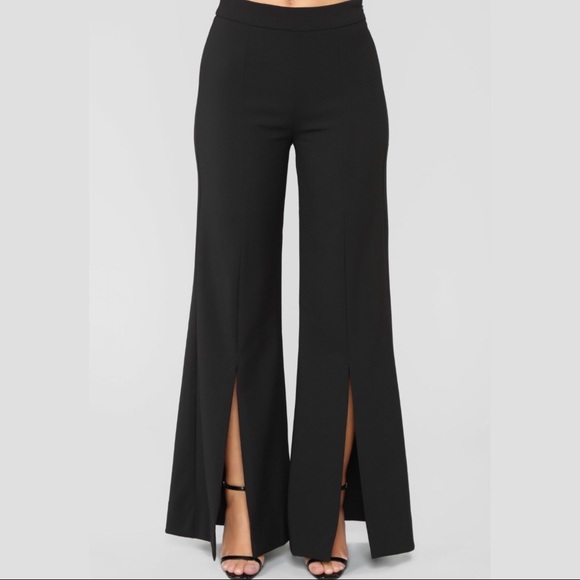 Black sexy dress pants NEW! Unique! - Picture 2 of 4